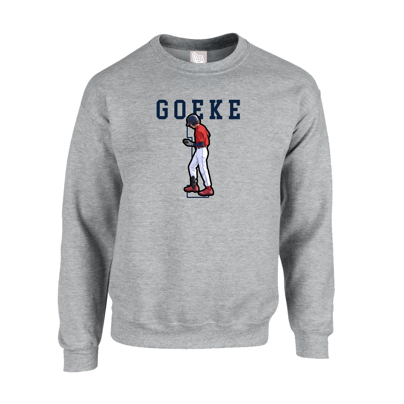 Fleece Crew — Shirsey in Grey