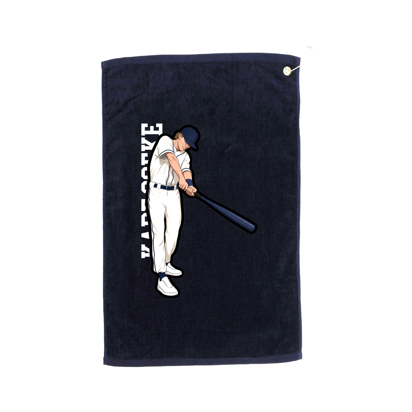 Golf Towel — Name Vertical in Navy