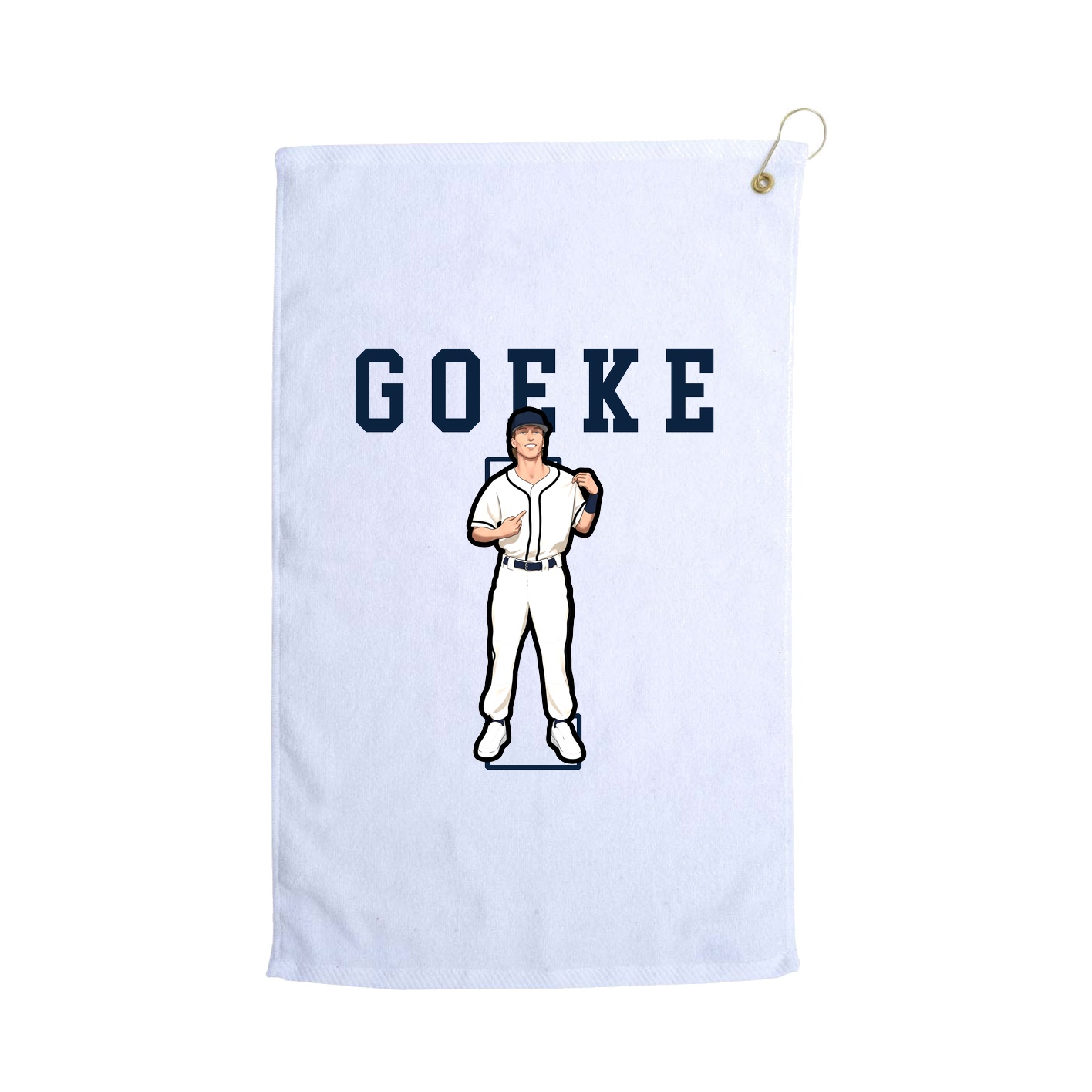 Golf Towel — Shirsey in White