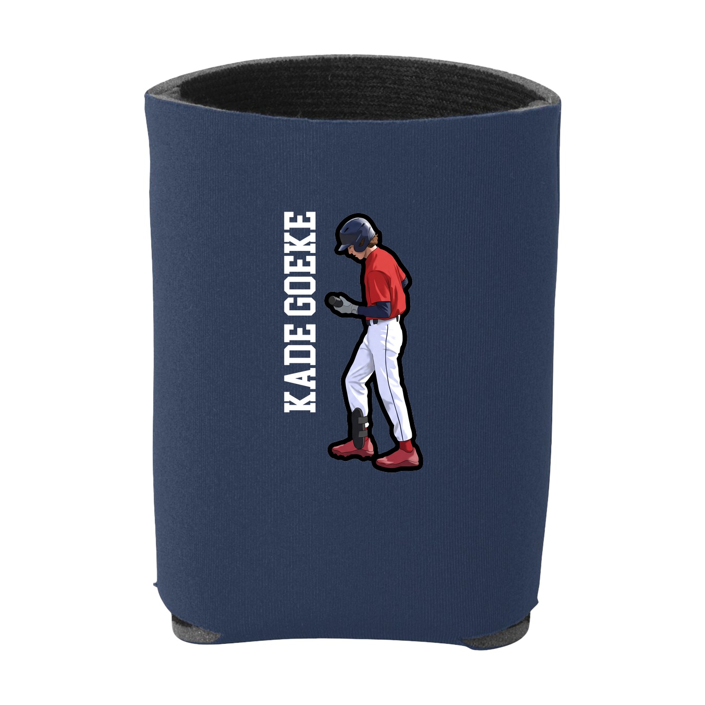 Can Holder — Name Vertical in Navy
