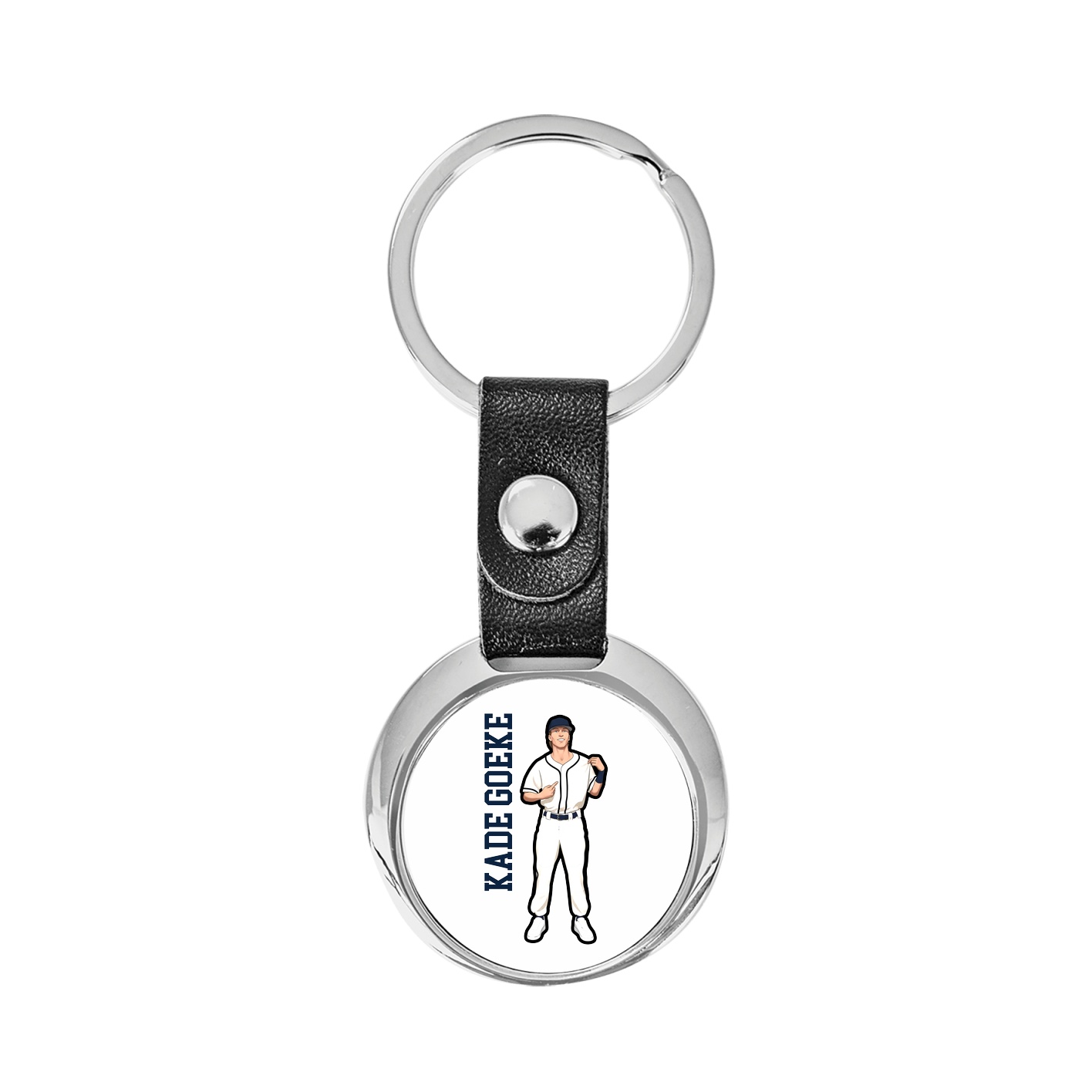Key Chain — Name Vertical in Classic
