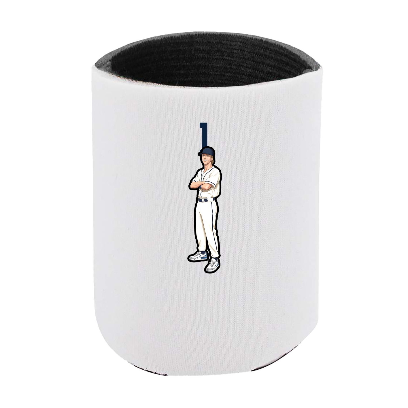 Can Holder — Number Top in White