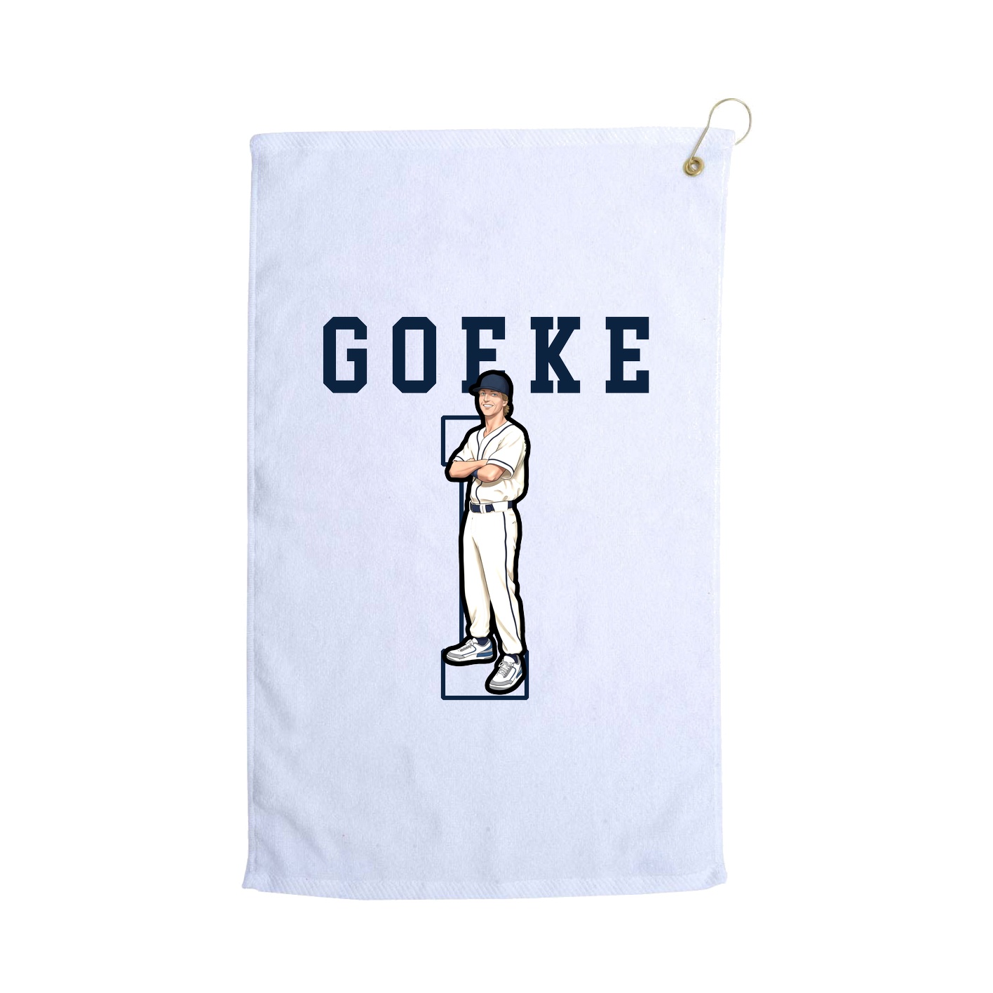 Golf Towel — Shirsey in White