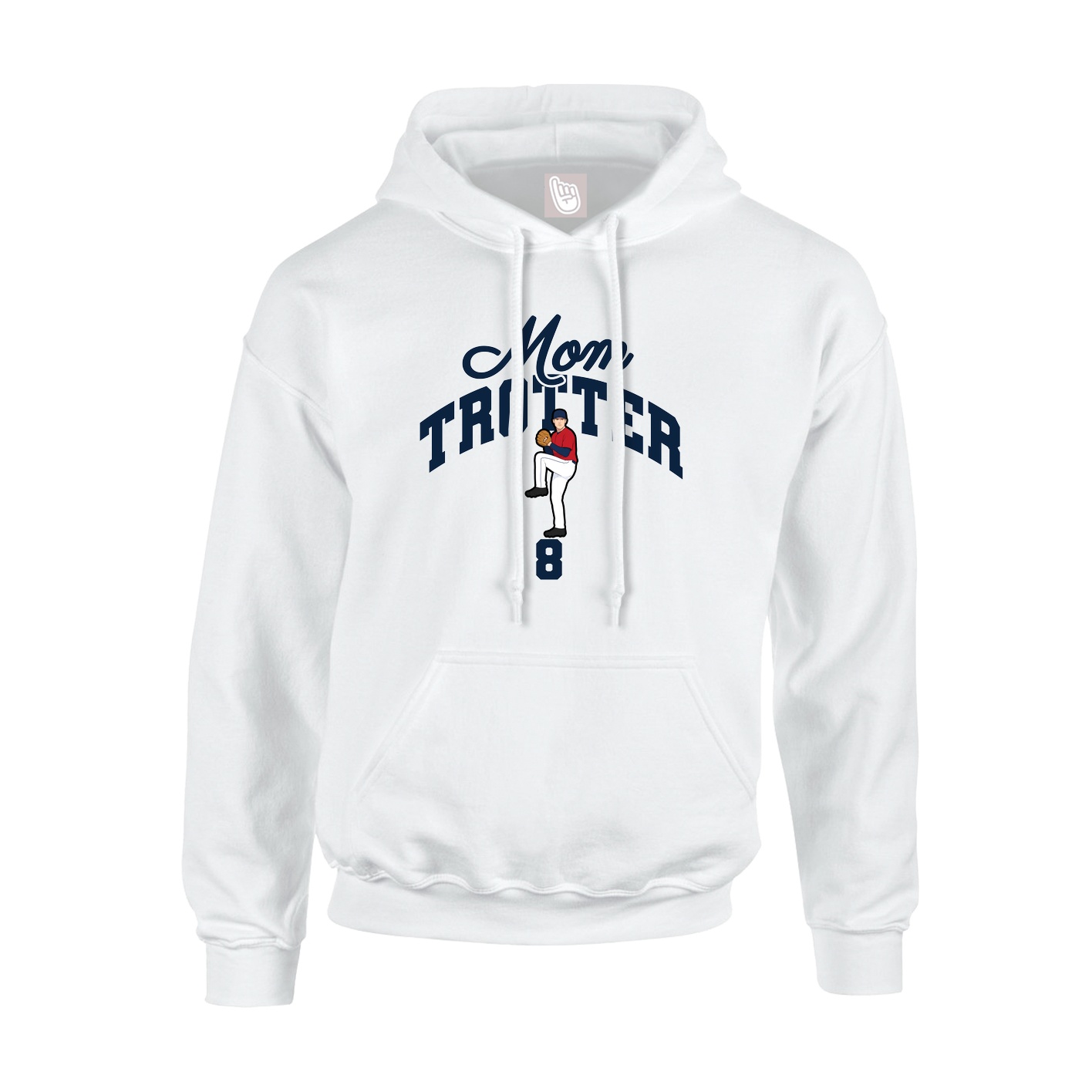 Youth Hoodie — Mothers Day Arch in White