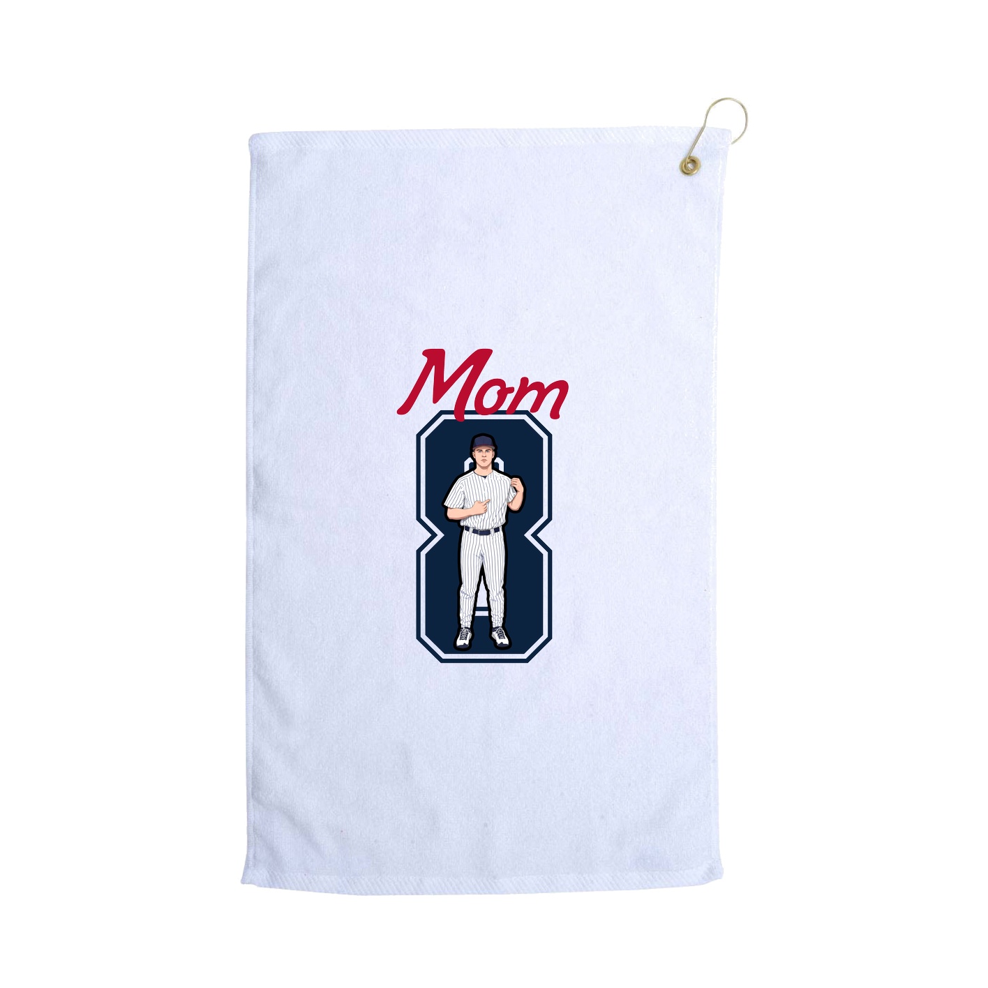 Golf Towel — Mothers Day Shirsey in White