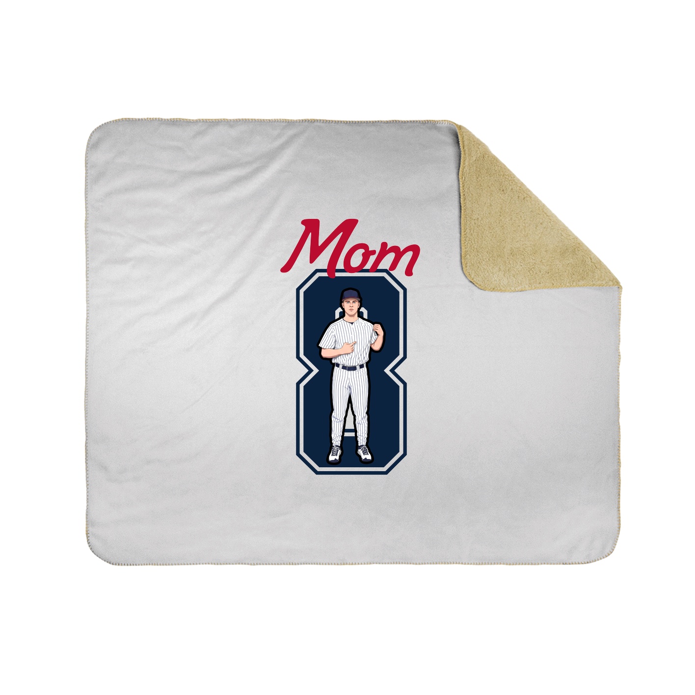 Throw Blanket — Mothers Day Shirsey in White