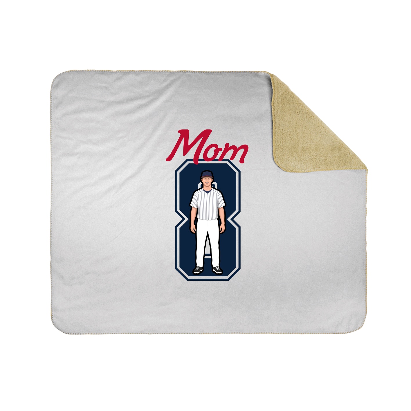 Throw Blanket — Mothers Day Shirsey in White