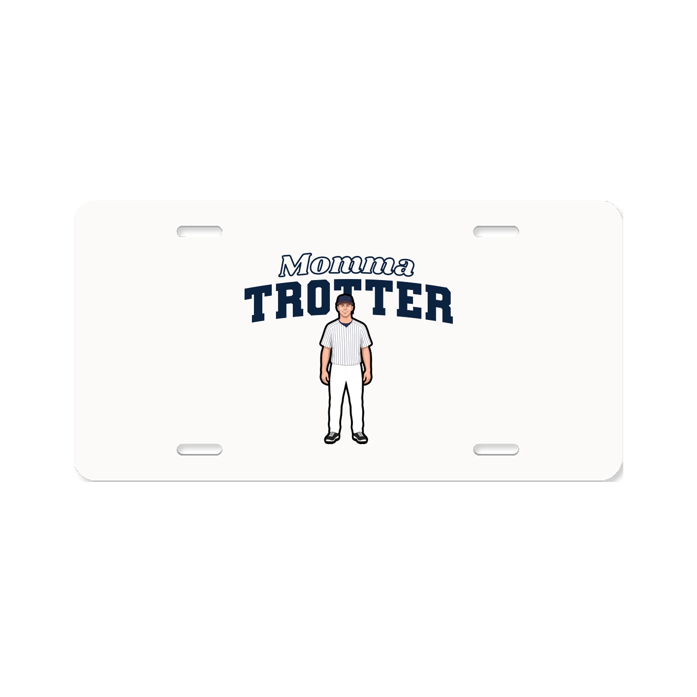 License Plate — Mothers Day Block in Classic