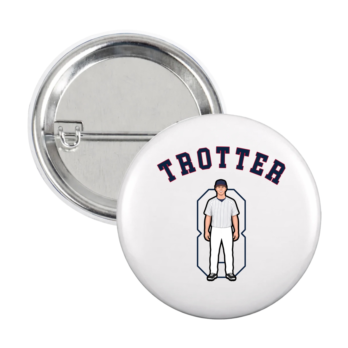 Game Day Button — Shirsey Arch in White