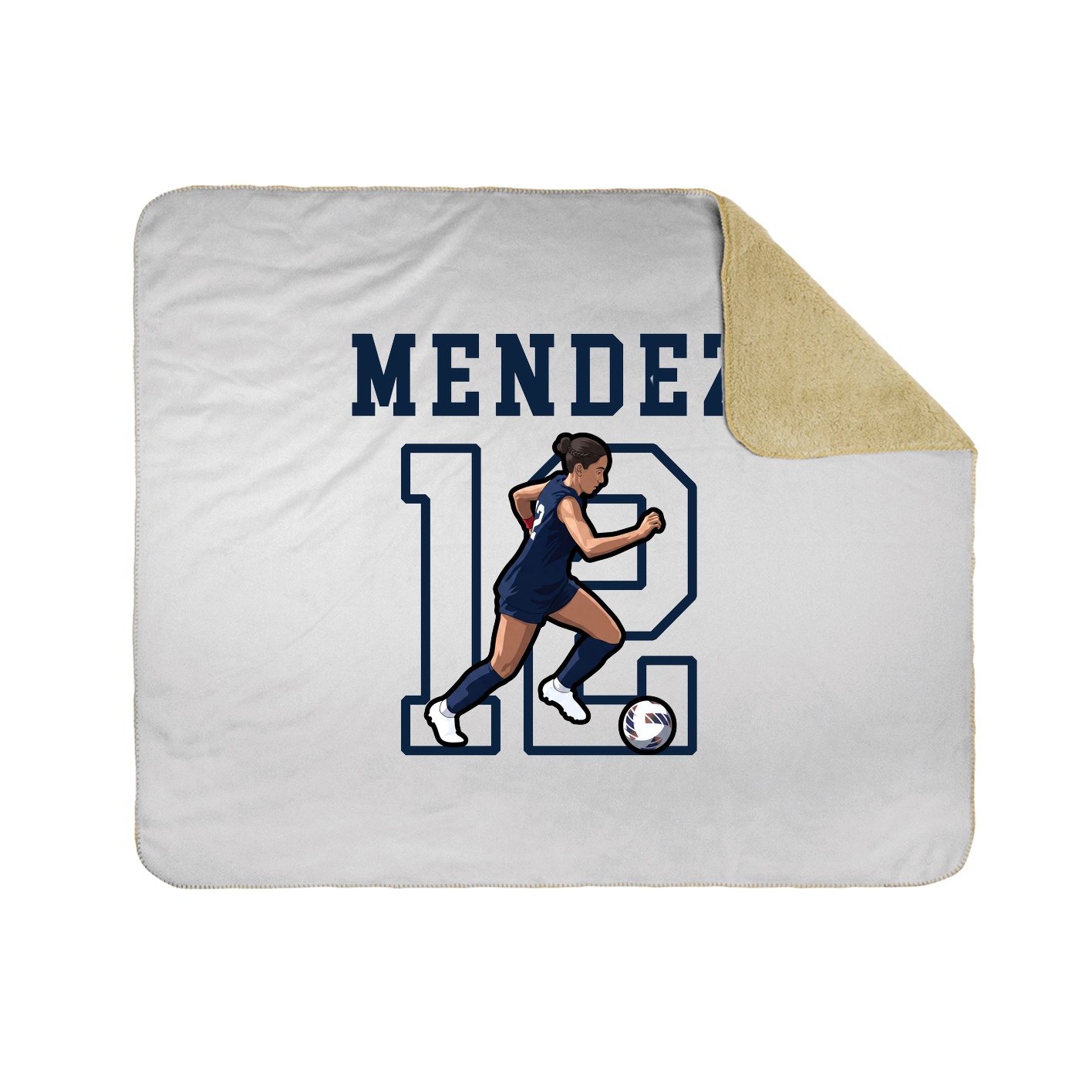 Throw Blanket — Shirsey in White
