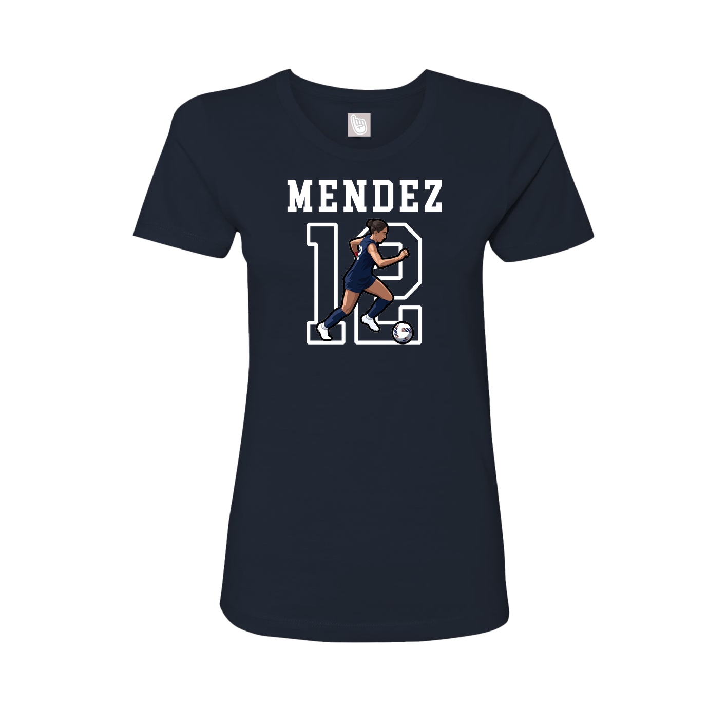 Fitted Women's Tee — Shirsey in Navy