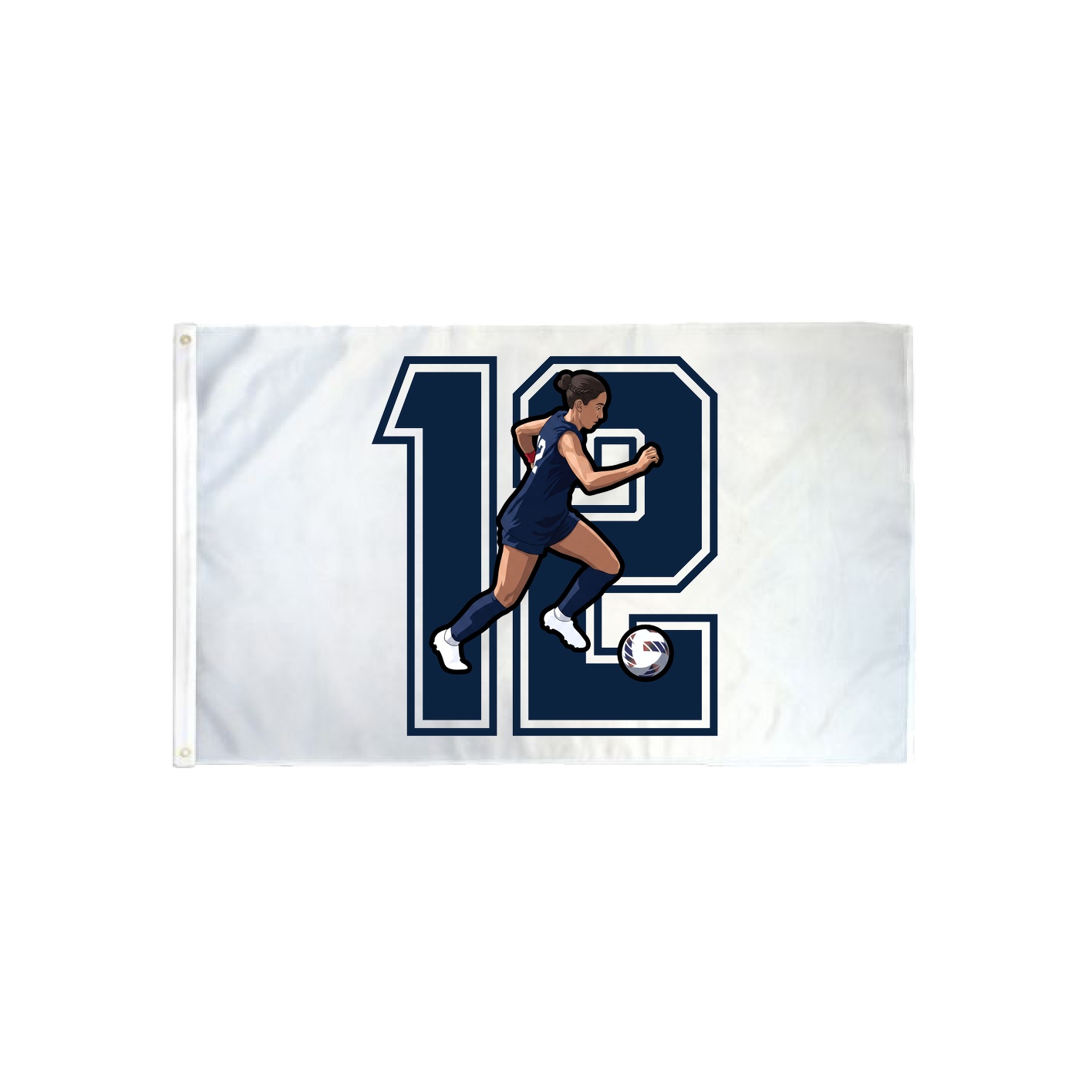 3x5 Flag — Number in Classic