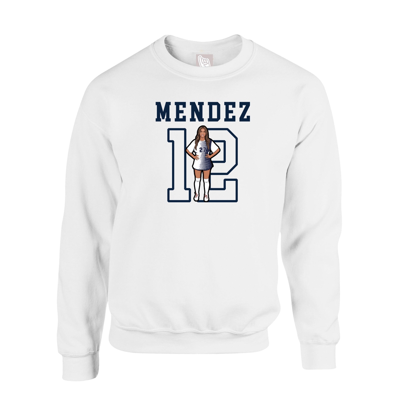 Fleece Crew — Shirsey in White