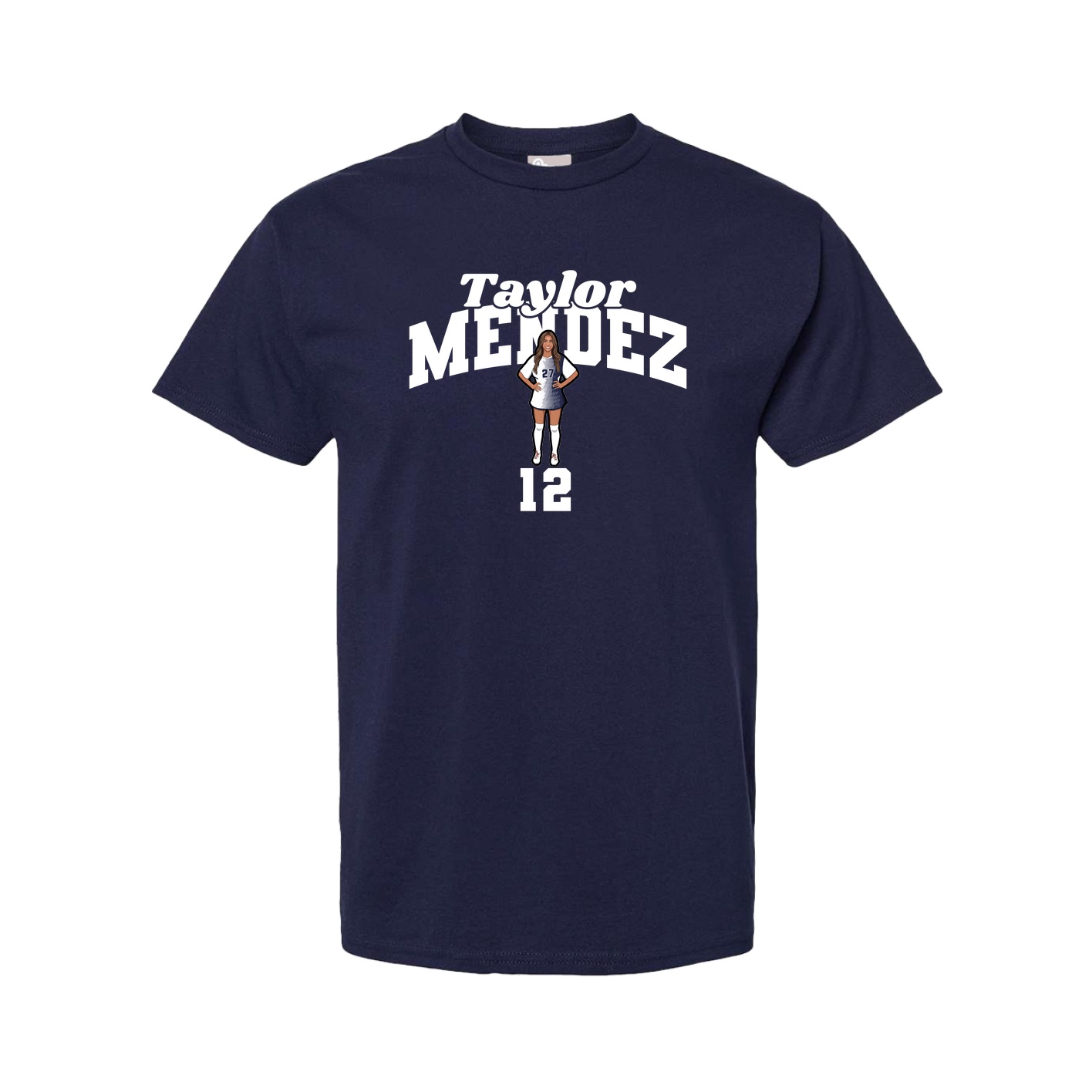 Youth Tee — Signature Arch in Navy