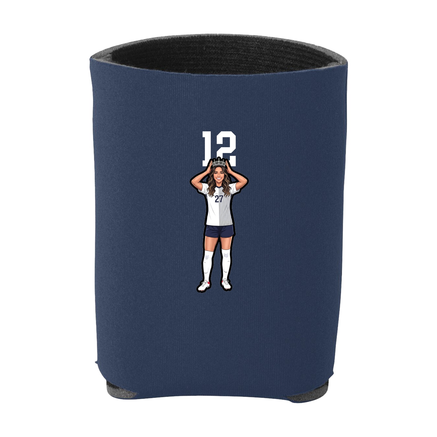 Can Holder — Number Top in Navy