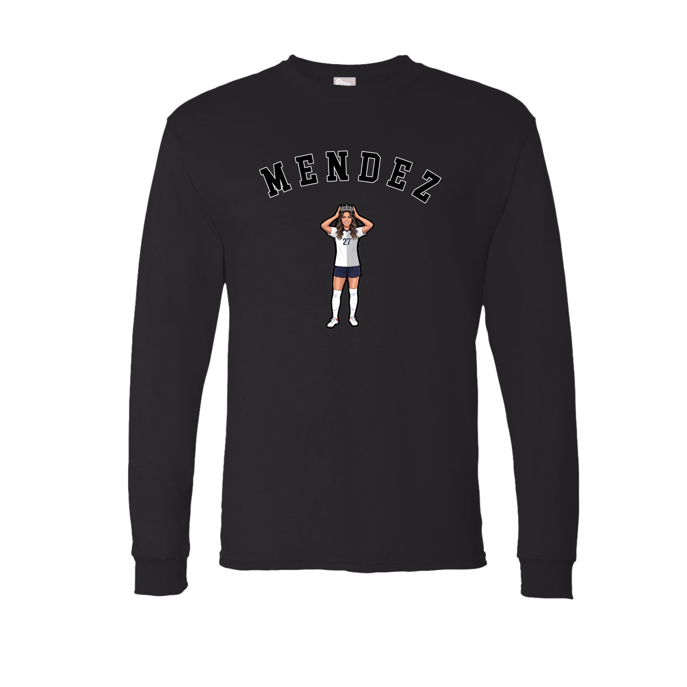 Long Sleeve Tee — Shirsey Arch in Black