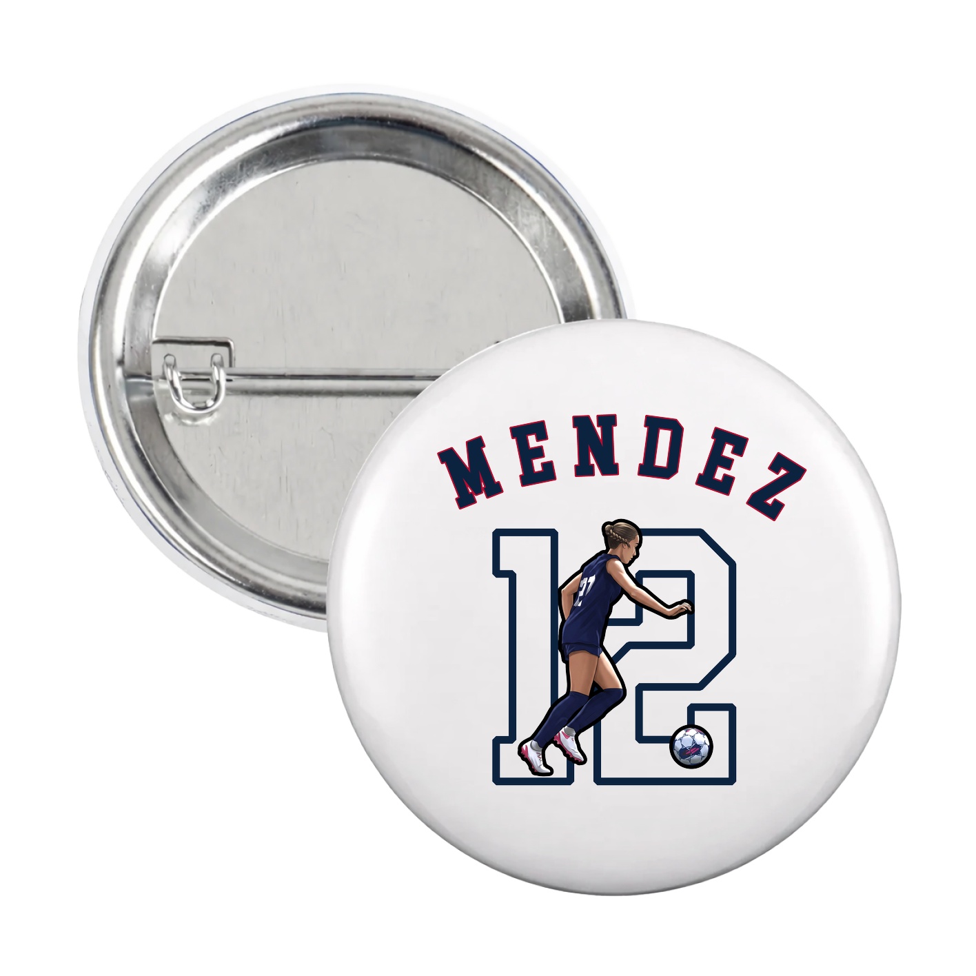 Game Day Button — Shirsey Arch in White
