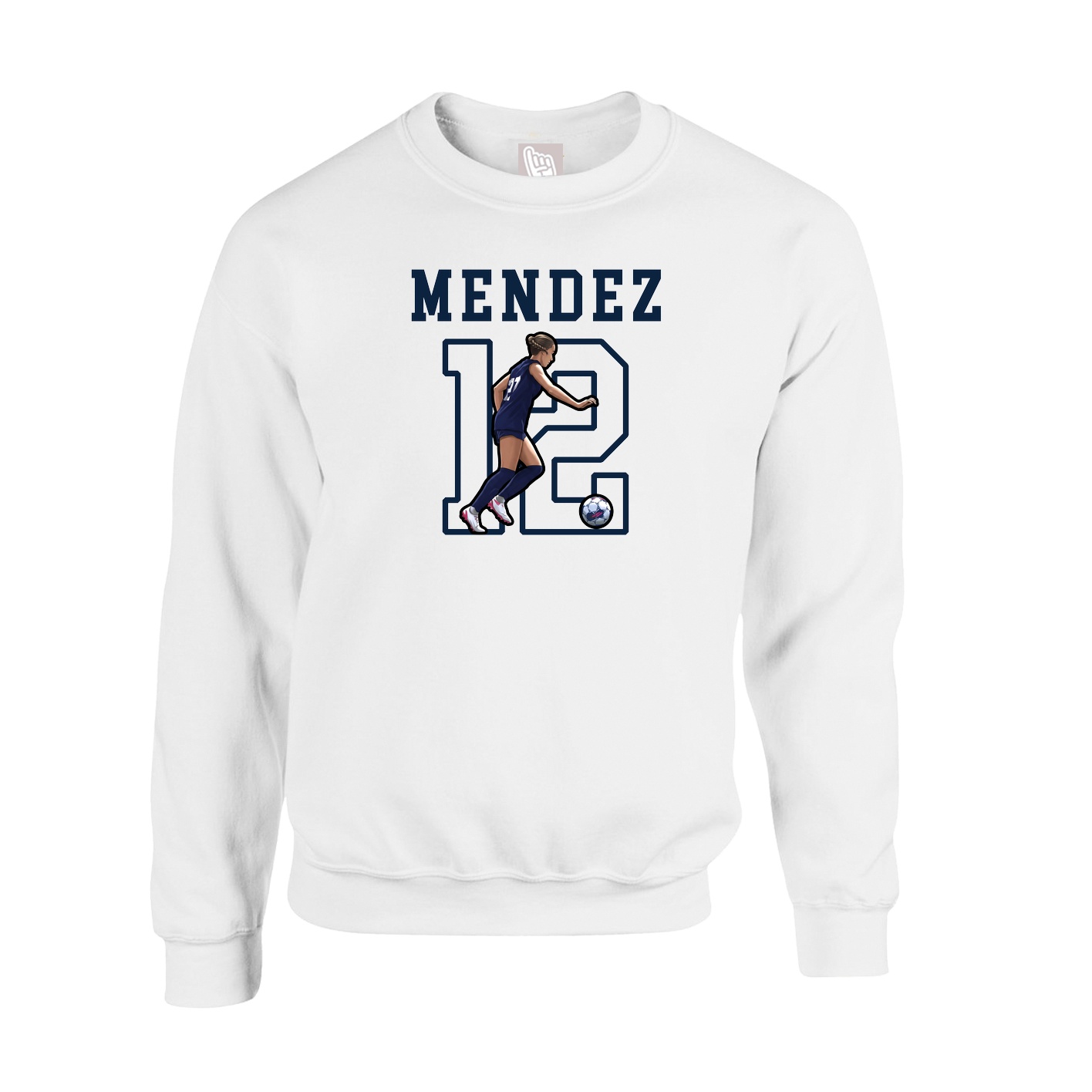 Fleece Crew — Shirsey in White