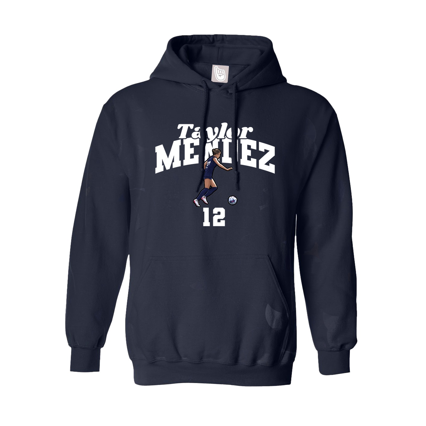 Hoodie — Signature Arch in Navy