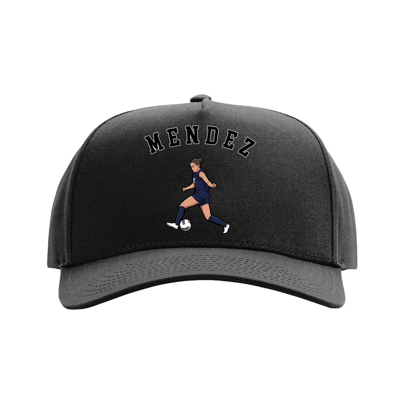 Full Fabric Five-Panel Champ Cap