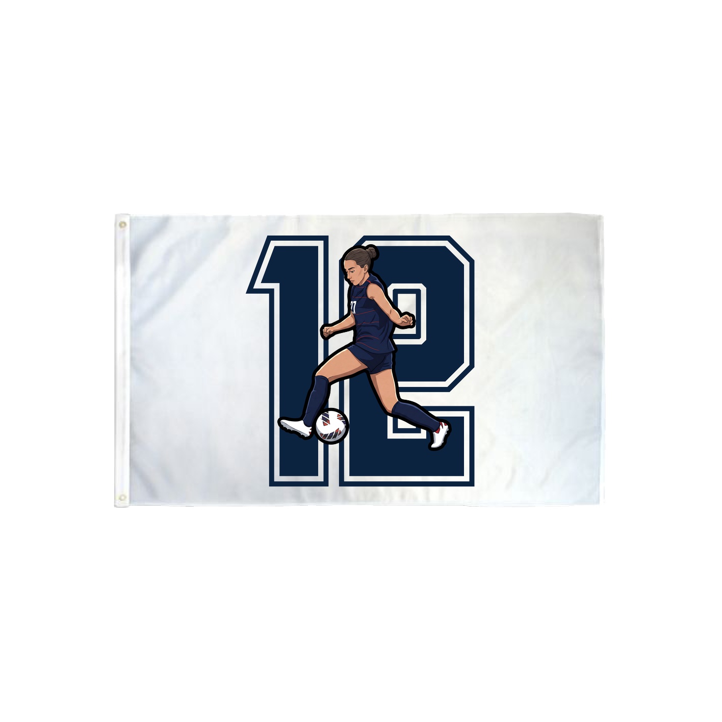 3x5 Flag — Number in Classic