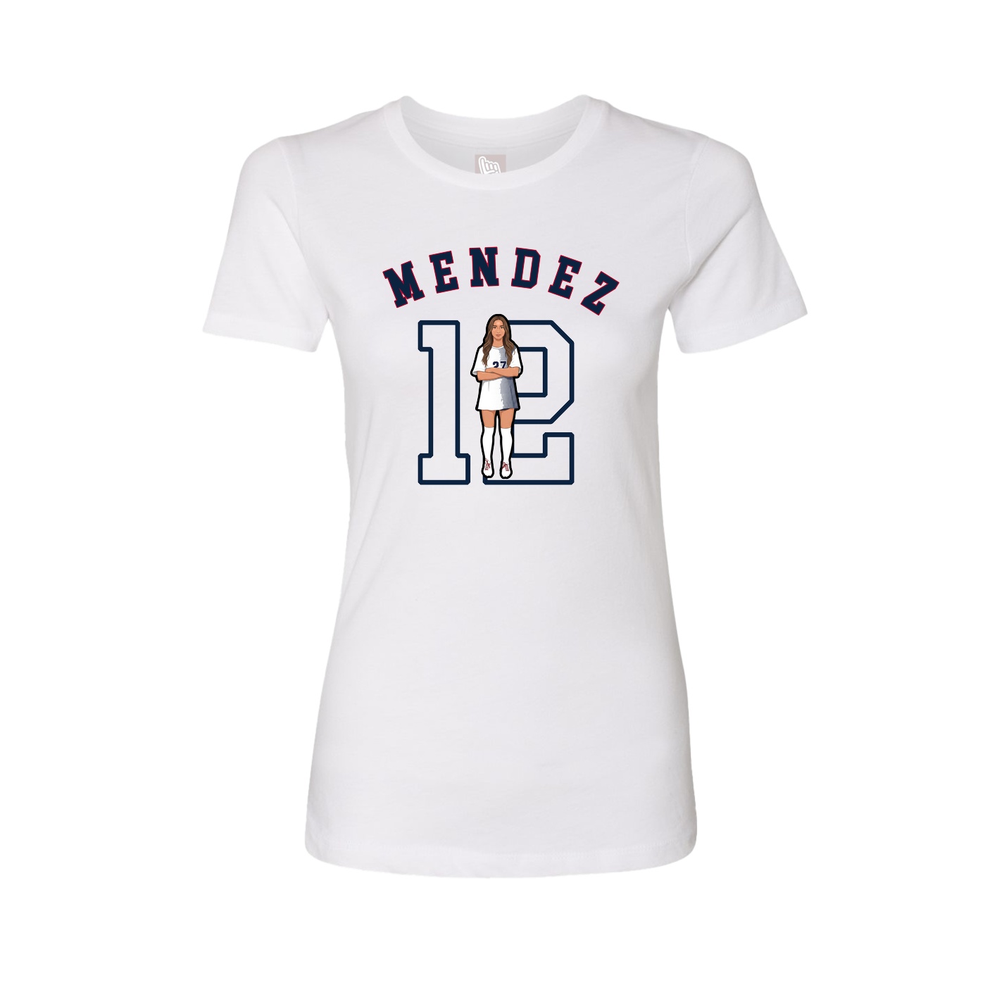 Womens Tee — Shirsey Arch in White