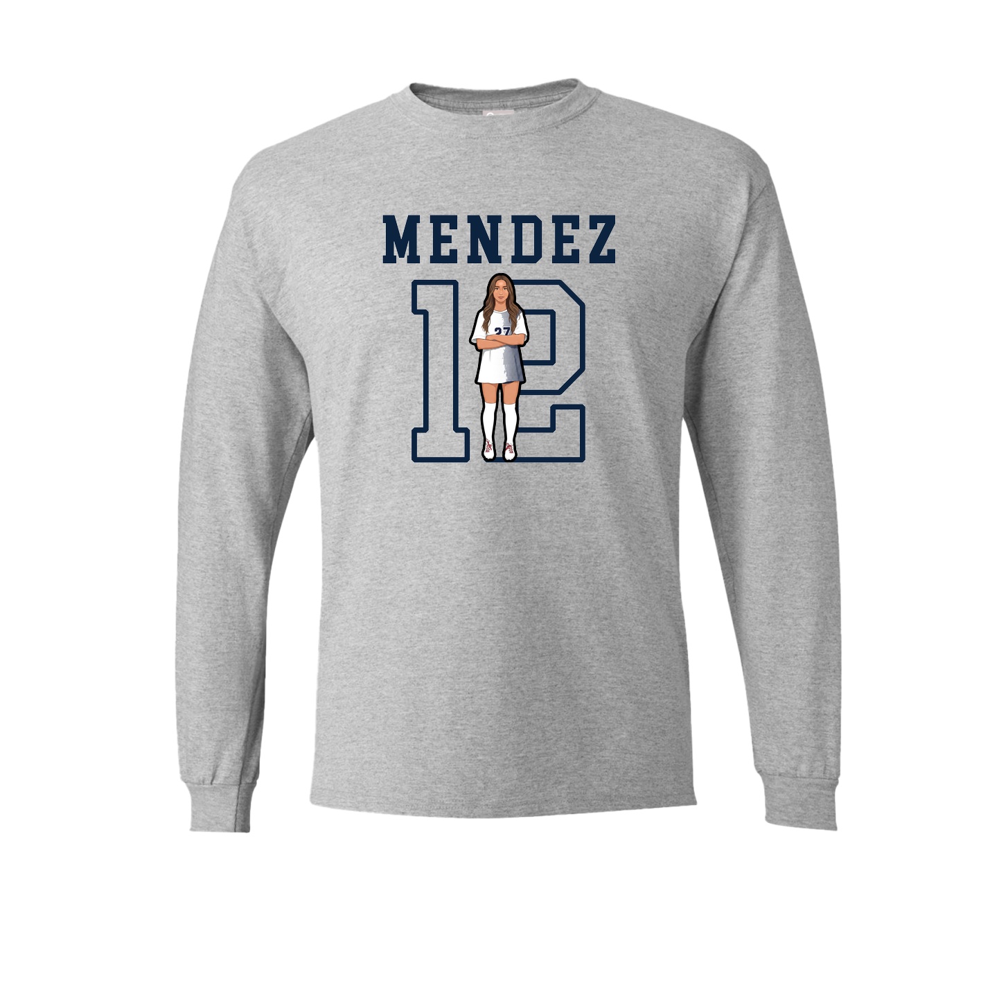 Long Sleeve Tee — Shirsey in Grey