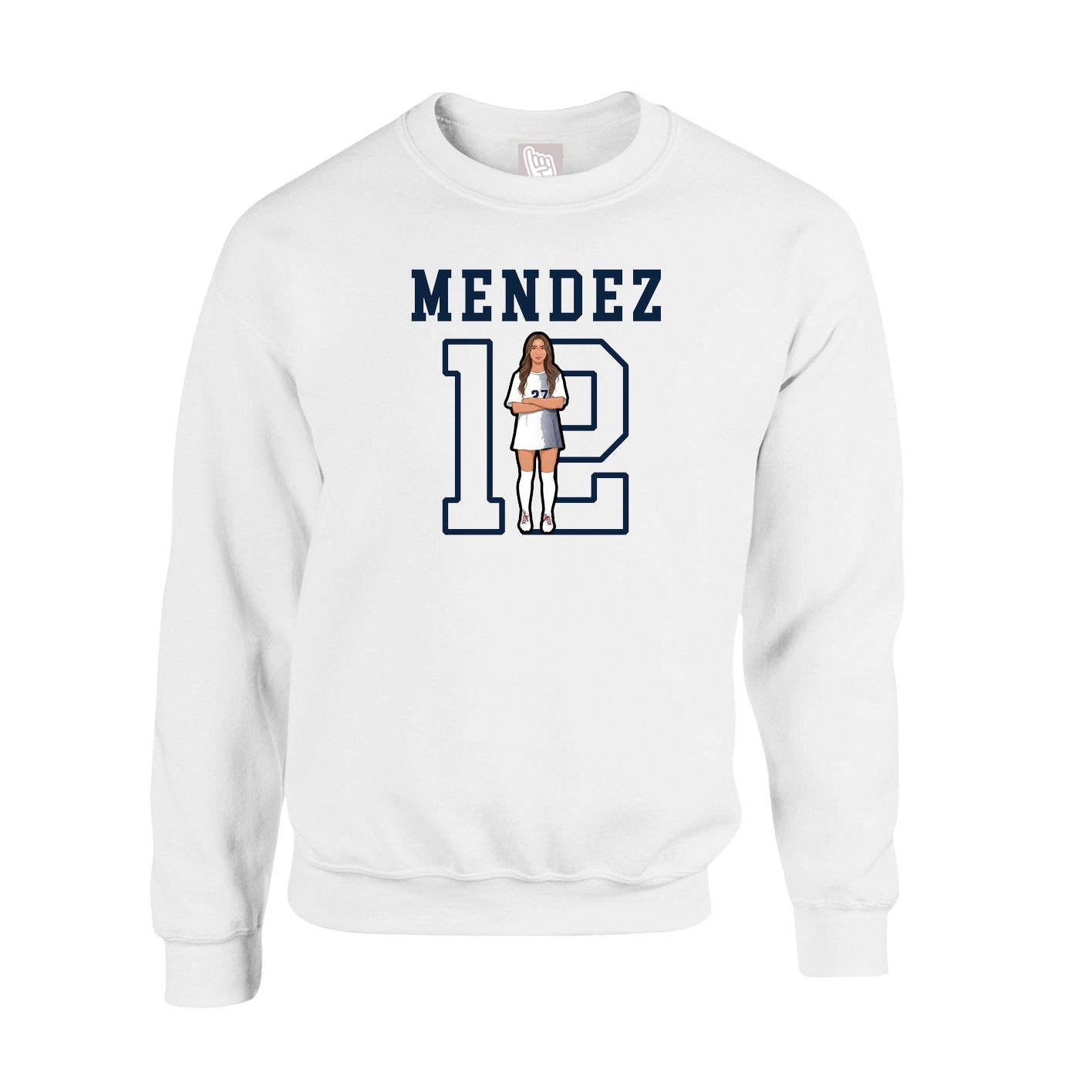 Fleece Crew — Shirsey in White