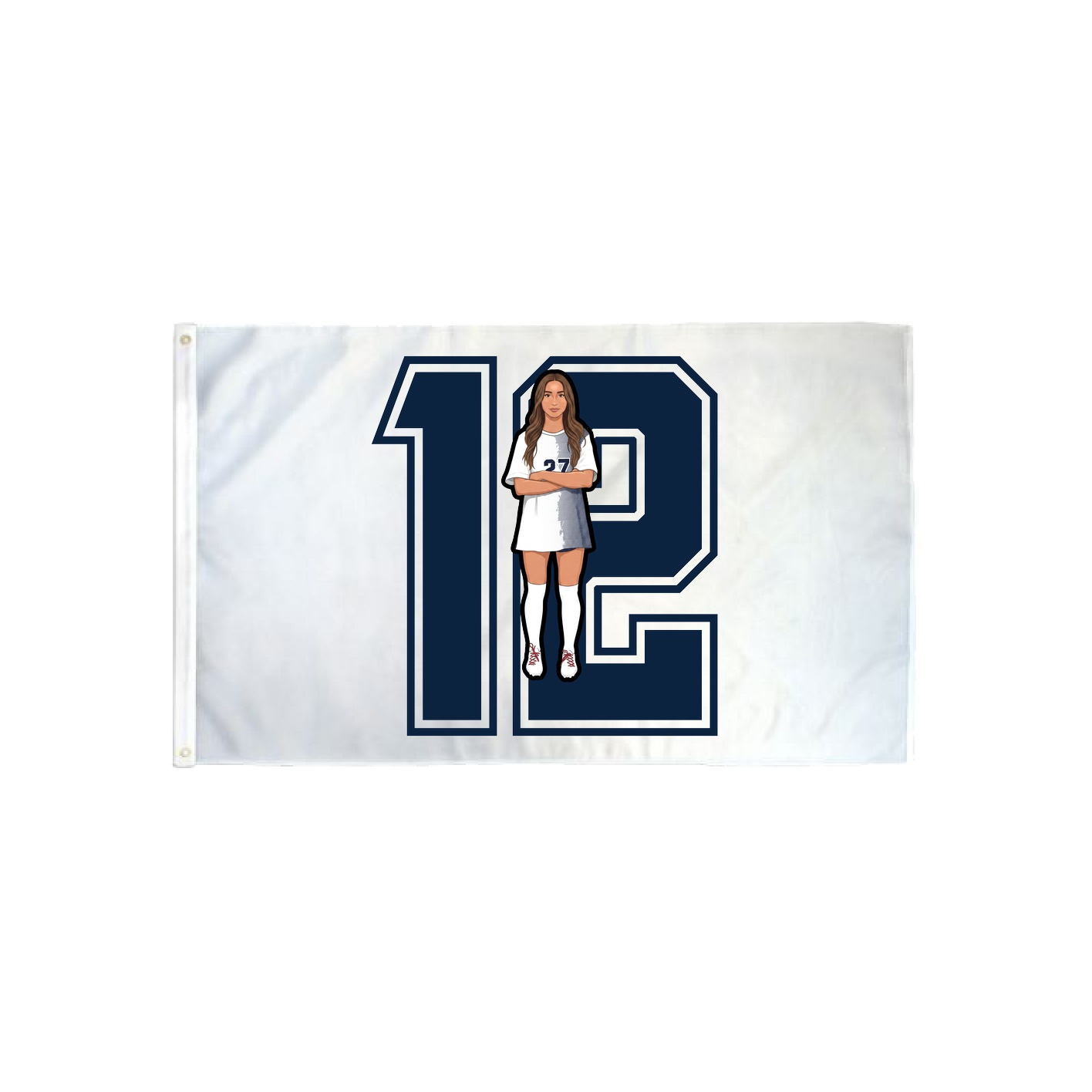 3x5 Flag — Number in Classic