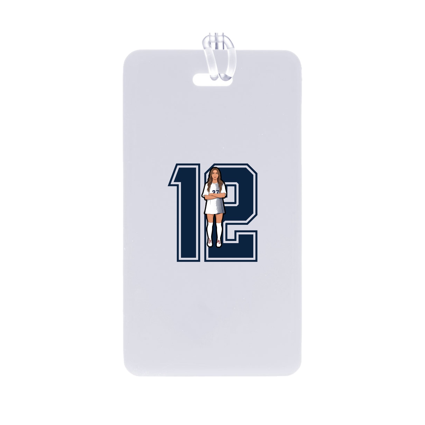 Bag Tag — Number in Classic