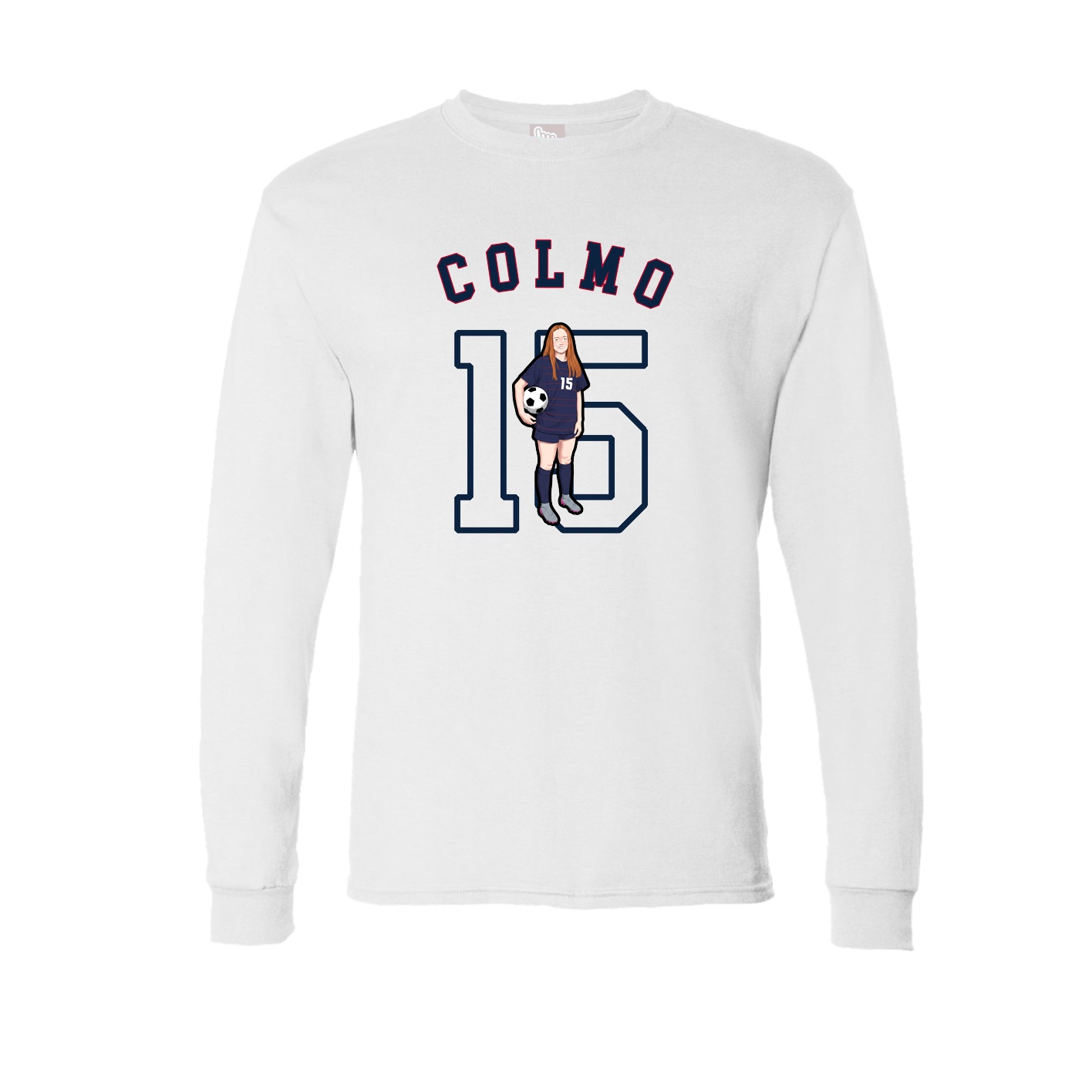 Long Sleeve Tee — Shirsey Arch in White