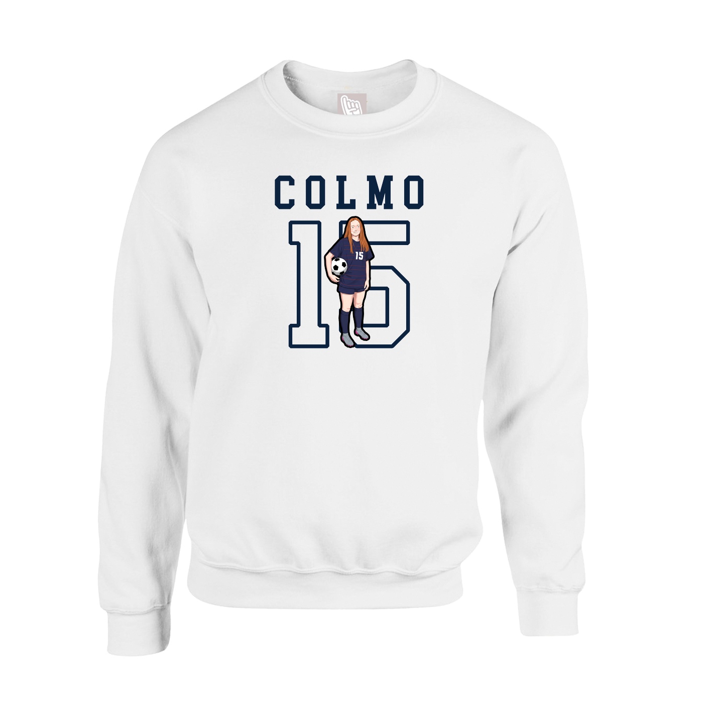 Fleece Crew — Shirsey in White