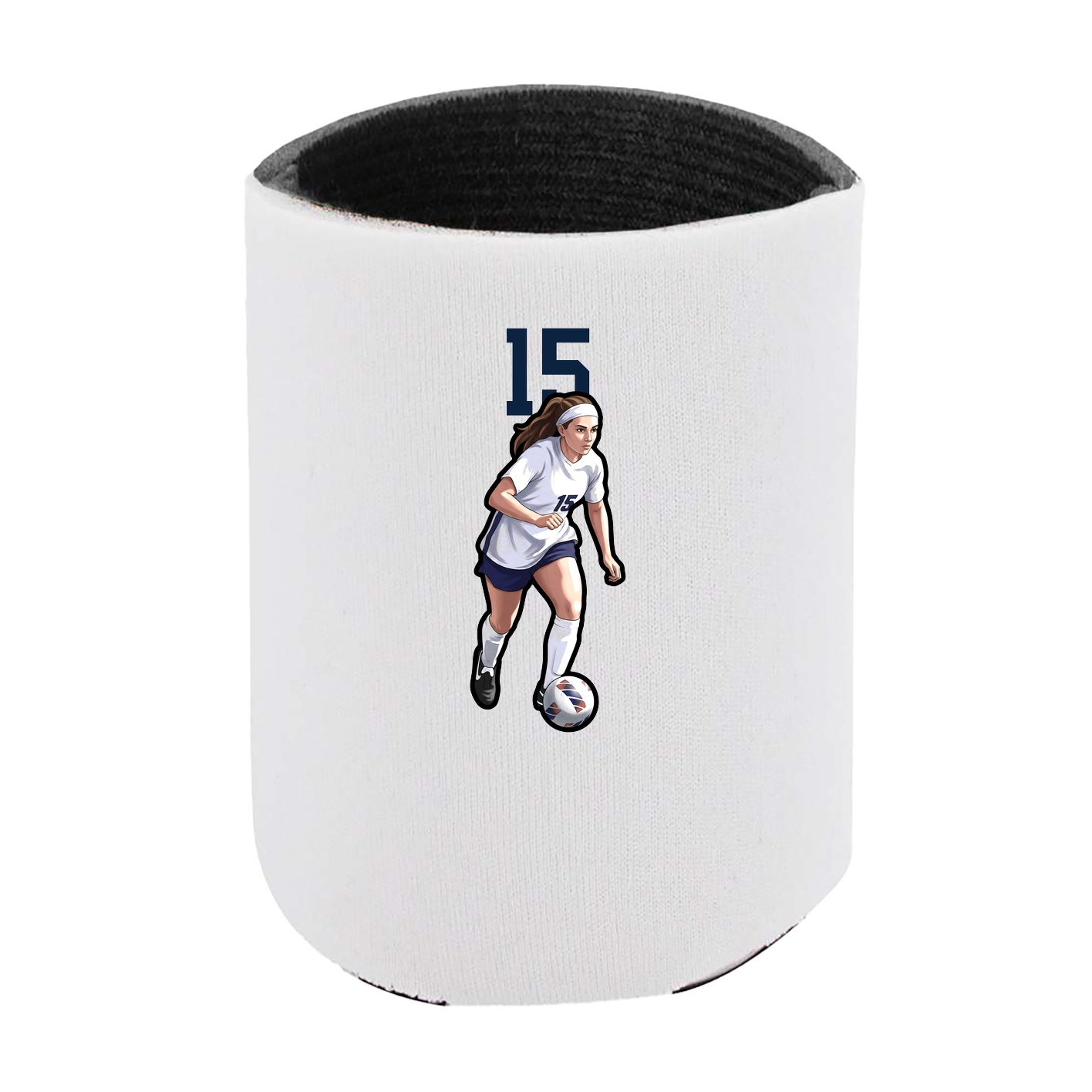 Can Holder — Number Top in White