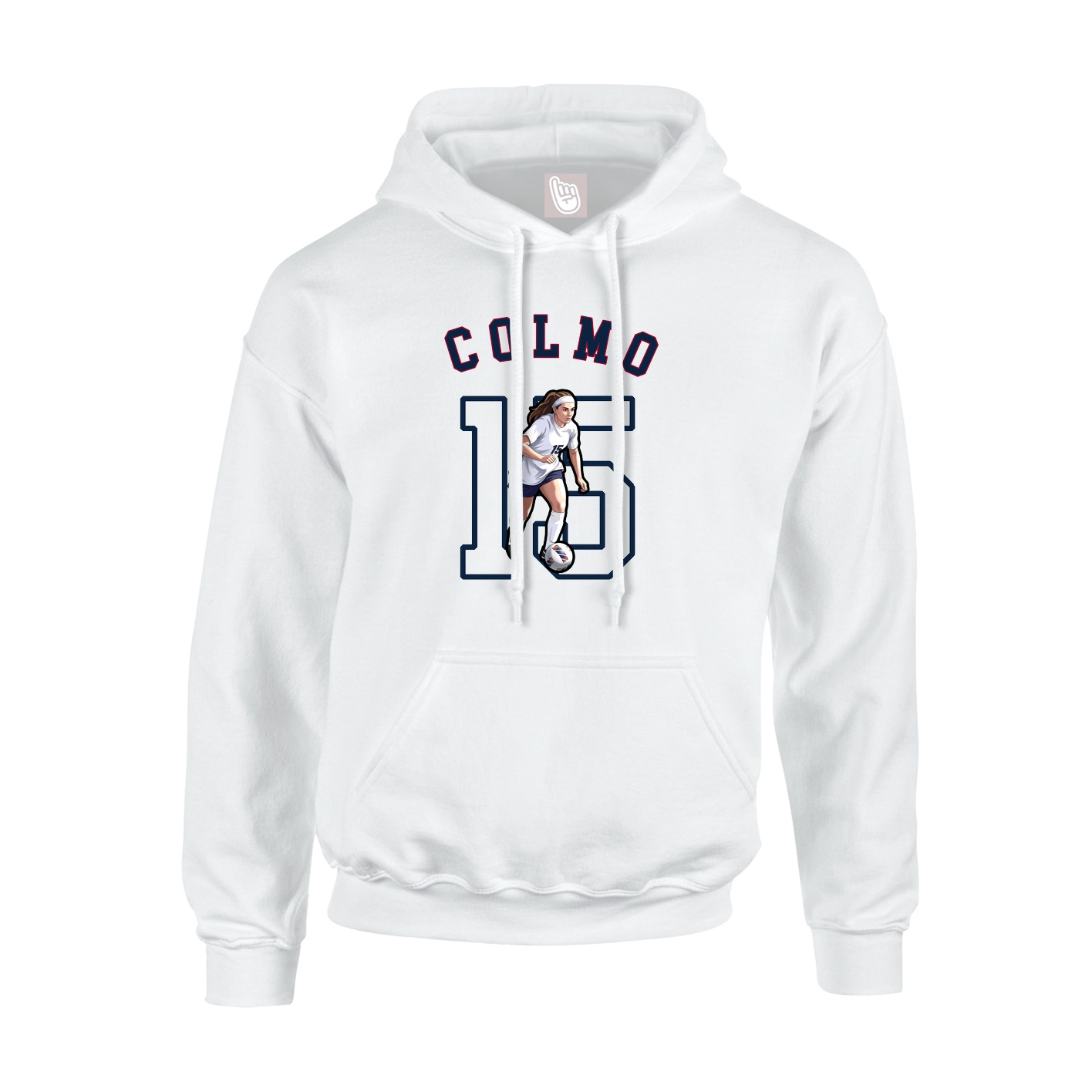 Youth Hoodie — Shirsey Arch in White