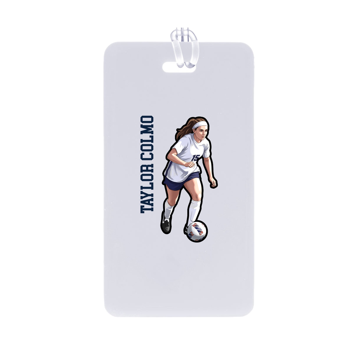 Bag Tag — Name Vertical in Classic