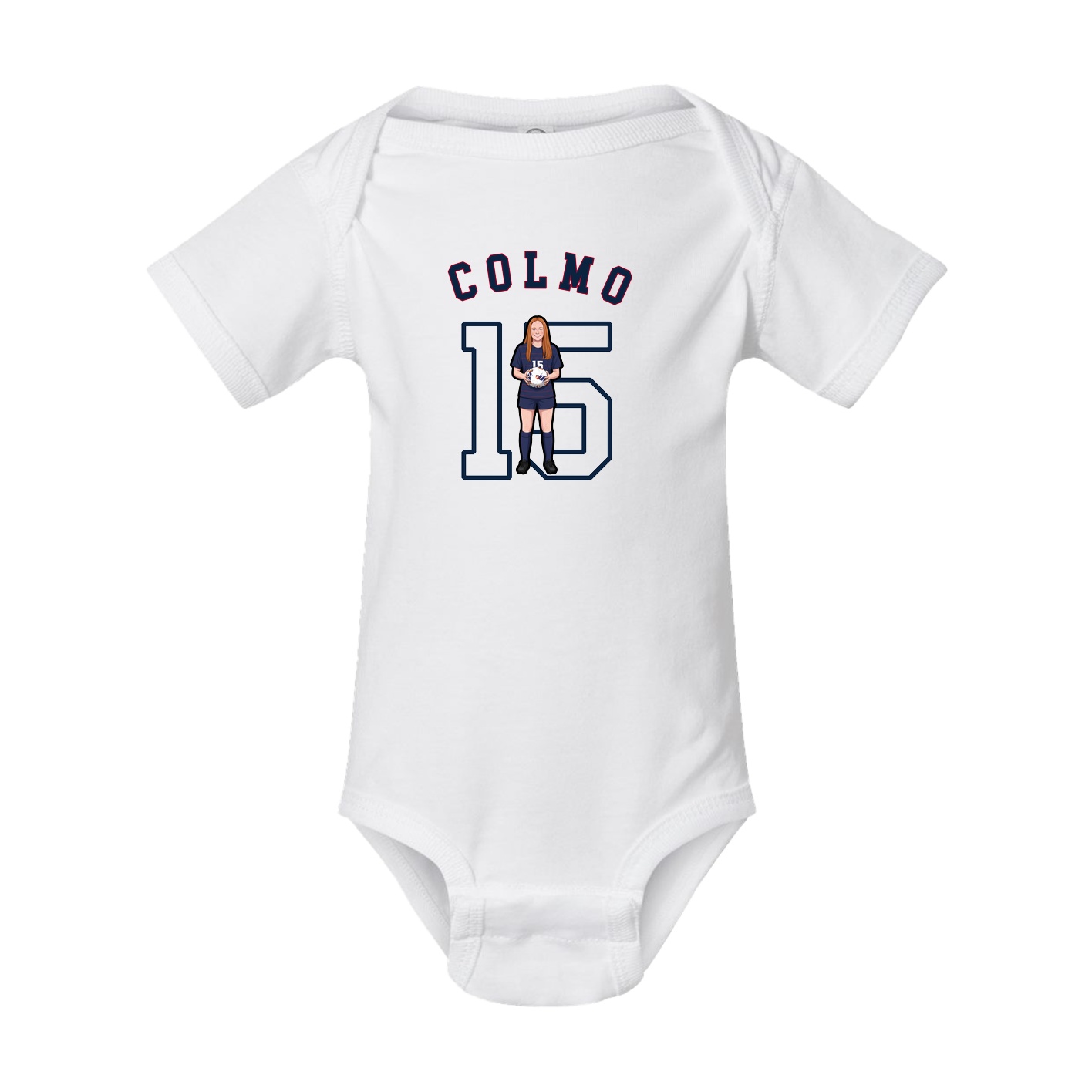 Baby Onesie — Shirsey Arch in White