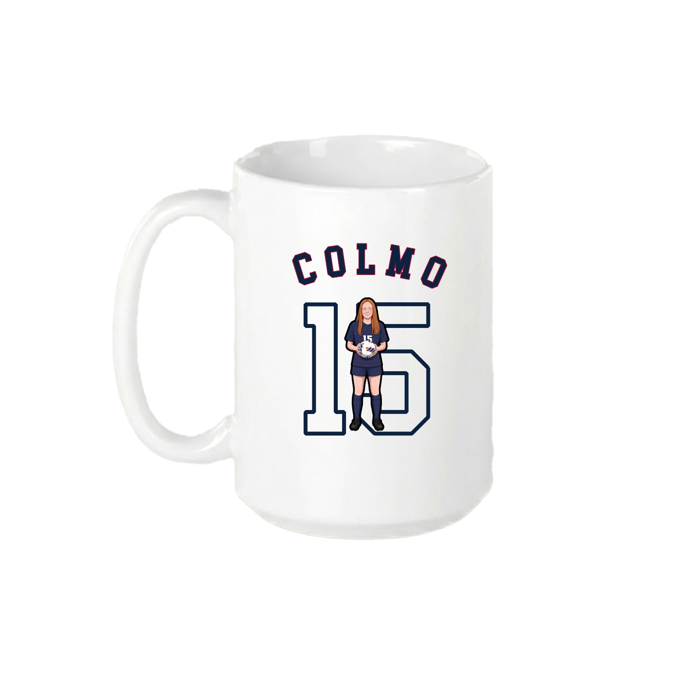 15oz Coffee Mug — Shirsey Arch in White
