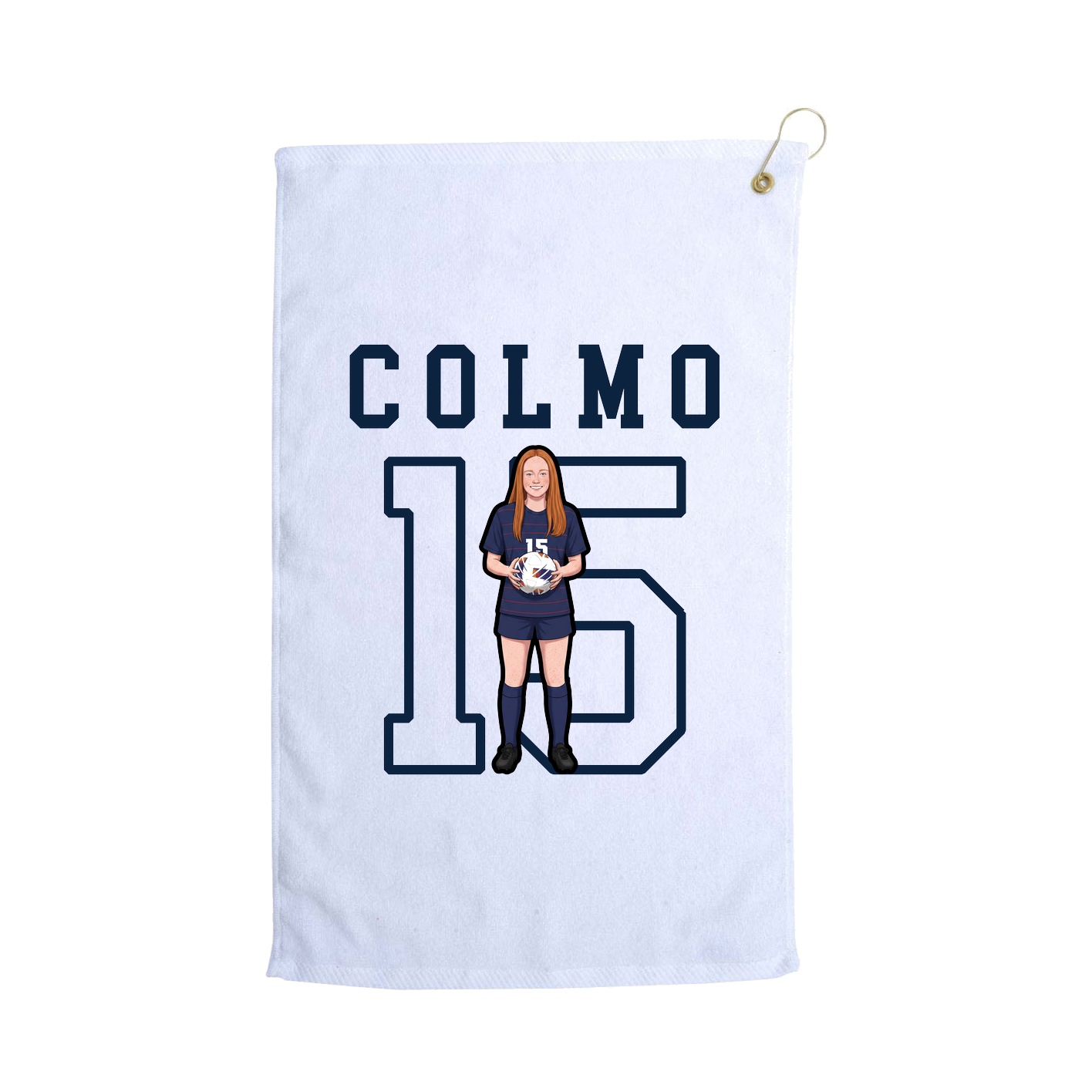 Golf Towel — Shirsey in White