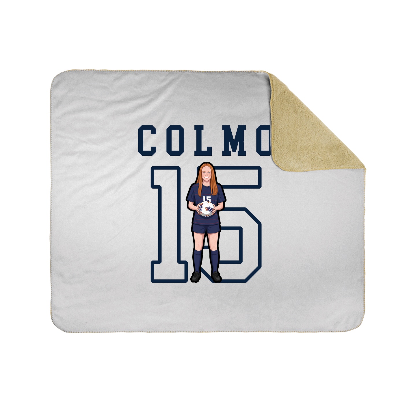 Throw Blanket — Shirsey in White