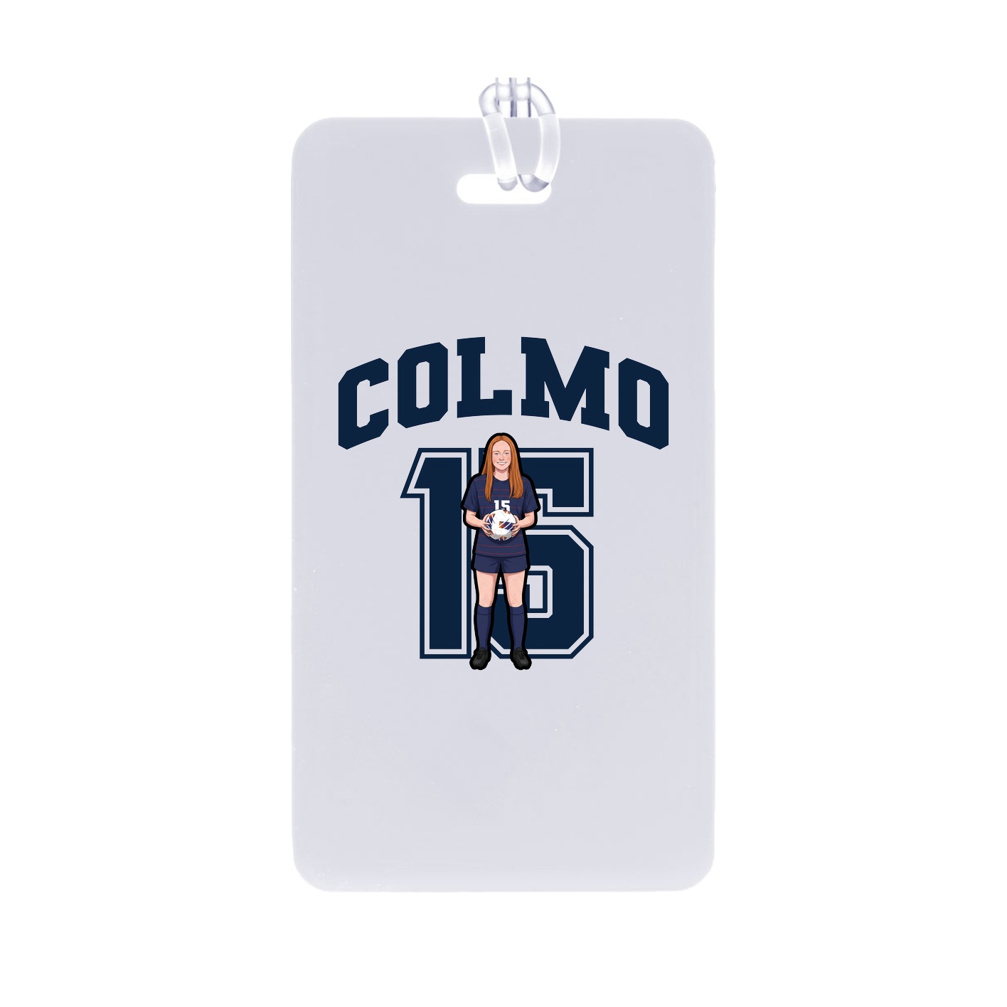 Bag Tag — Number in Classic