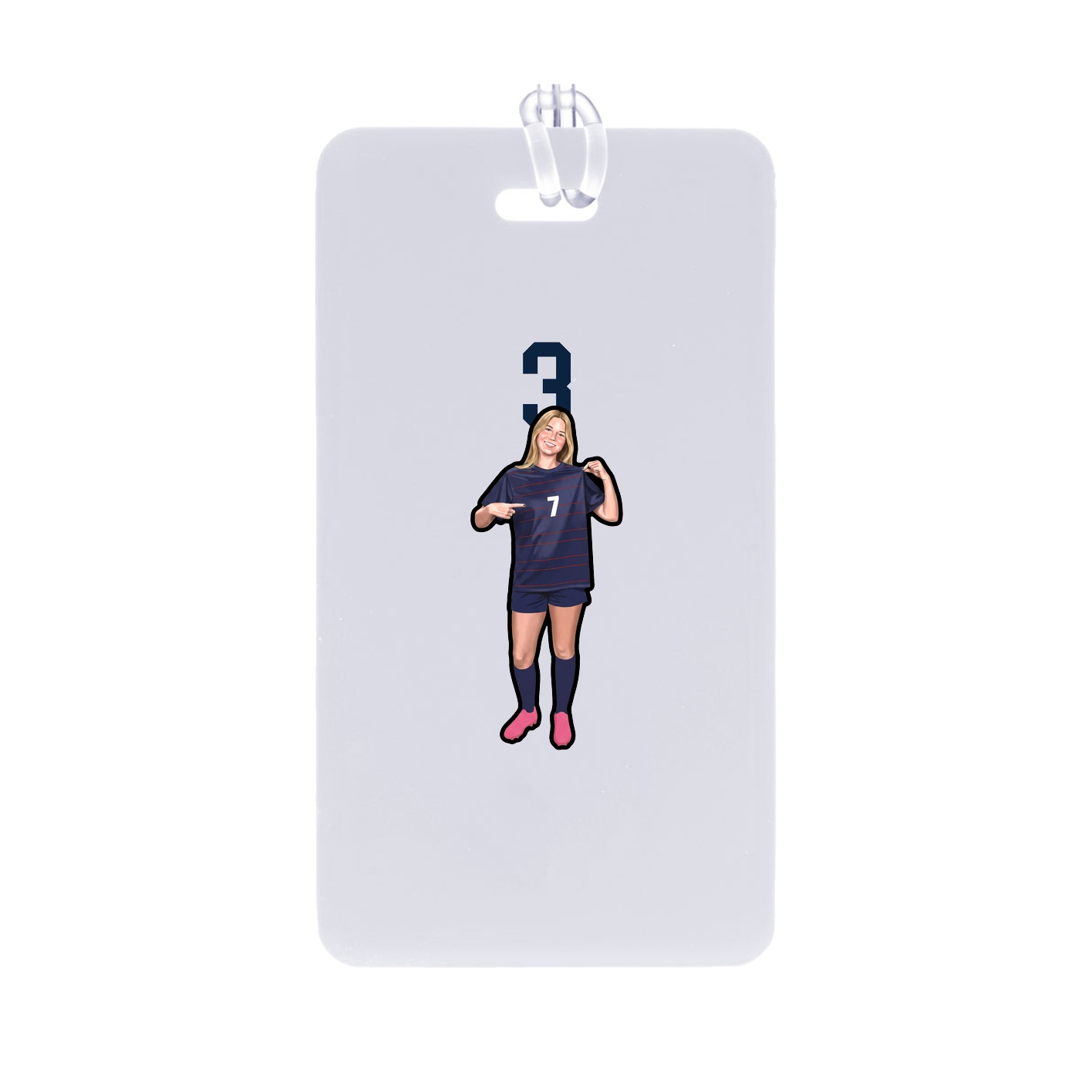 Bag Tag — Number Top in Classic