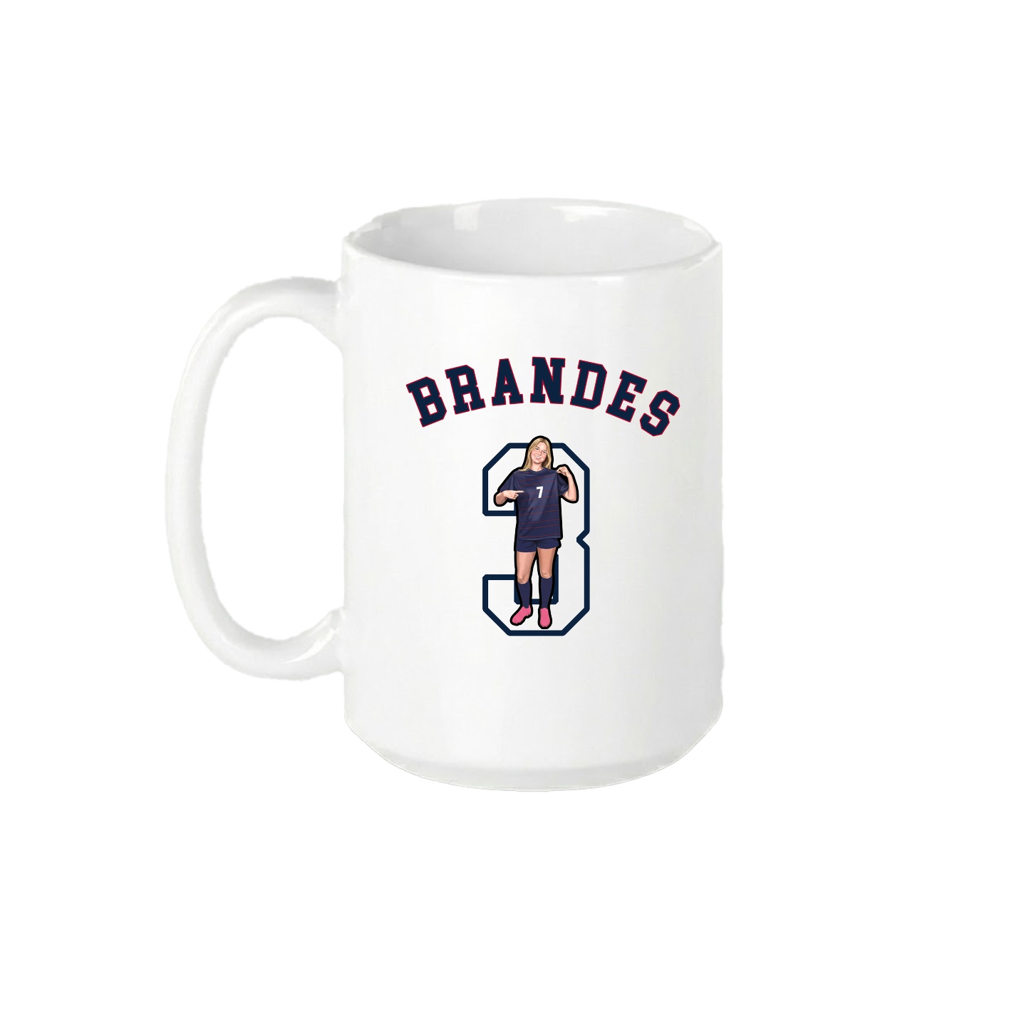 15oz Coffee Mug — Shirsey Arch in White