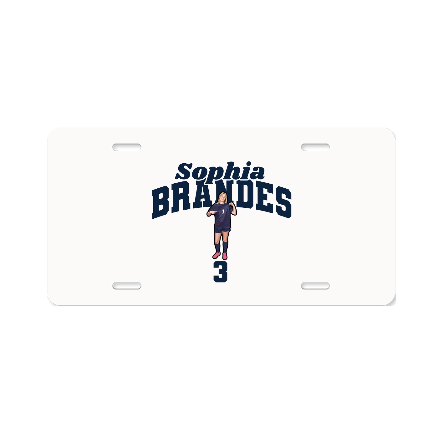 License Plate — Signature Arch in Classic
