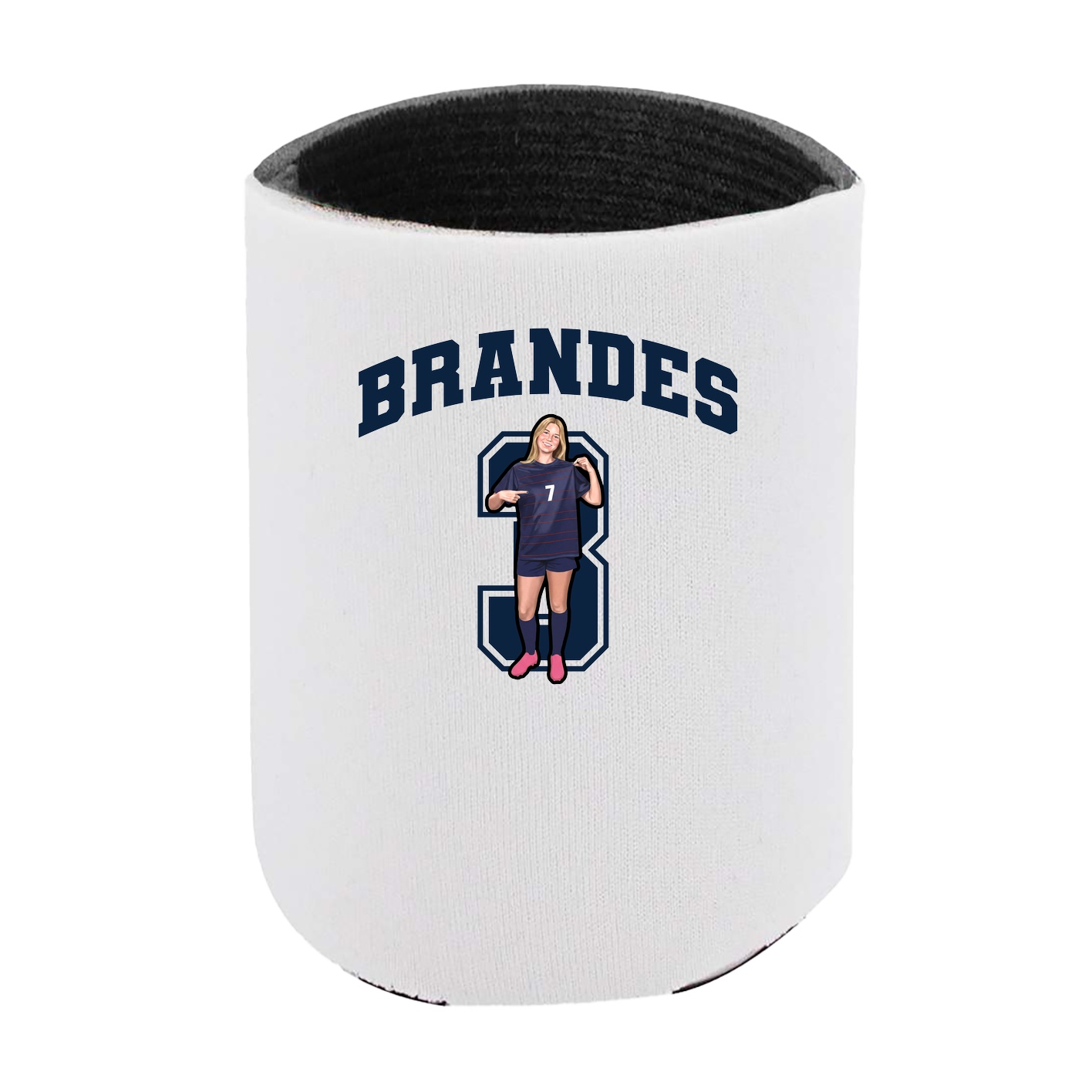 Can Holder — Number in White