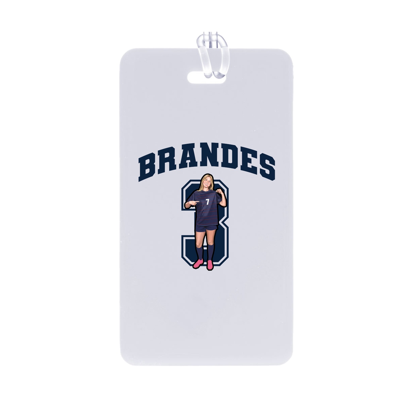Bag Tag — Number in Classic