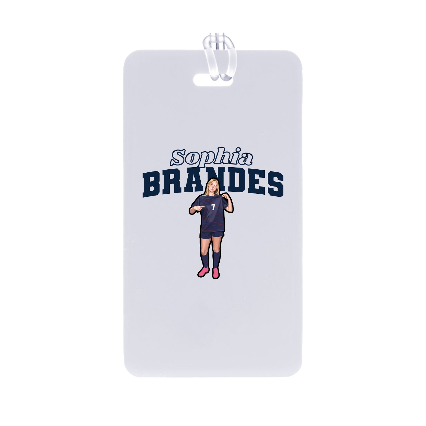 Bag Tag — Name Arch in Classic