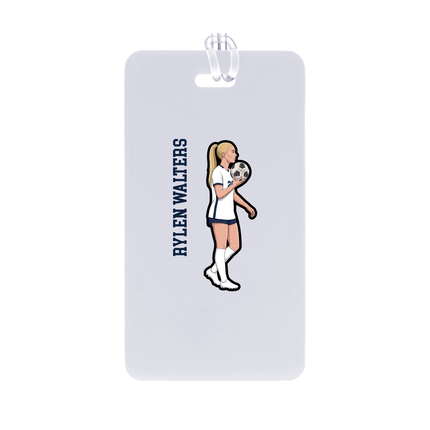 Bag Tag — Name Vertical in Classic