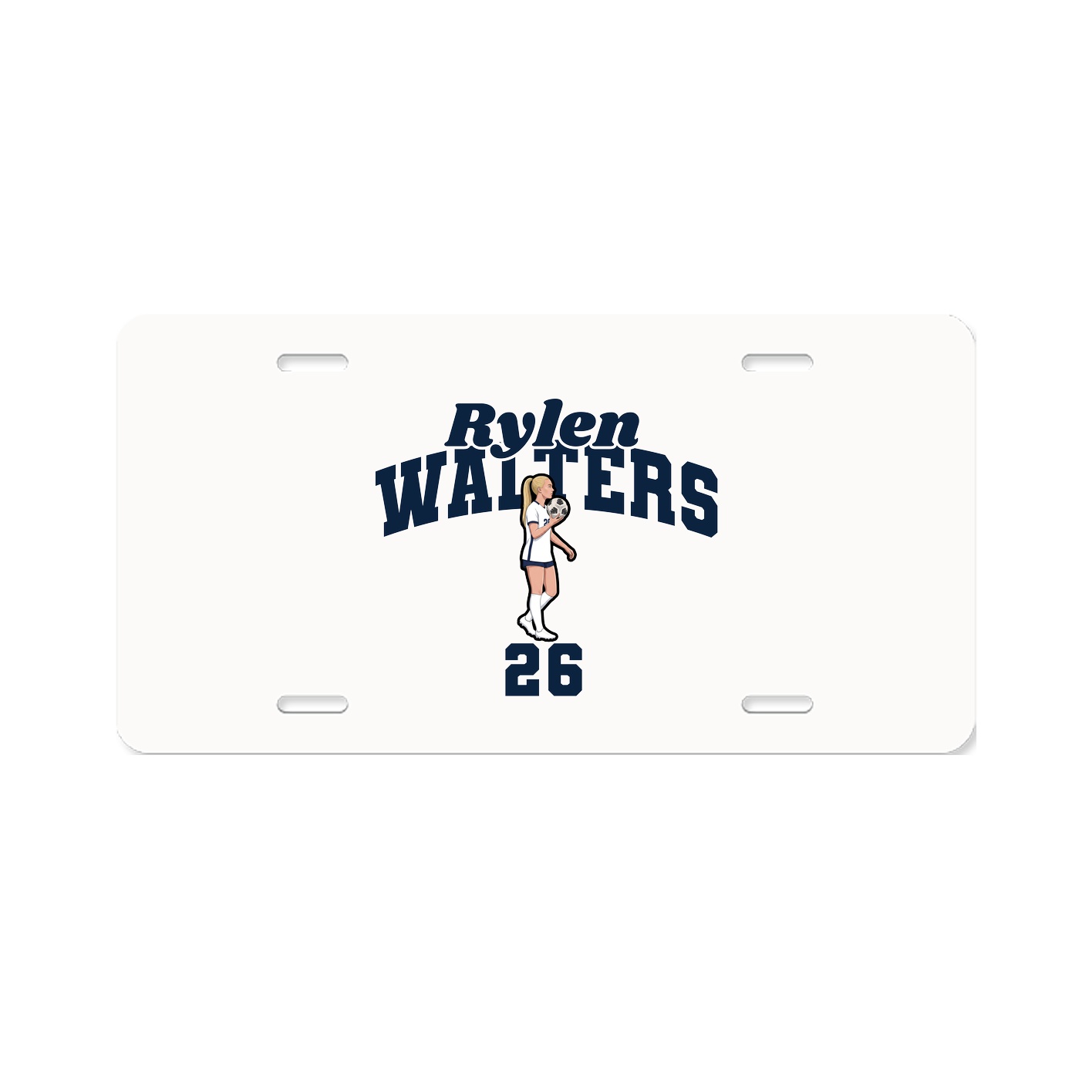 License Plate — Signature Arch in Classic