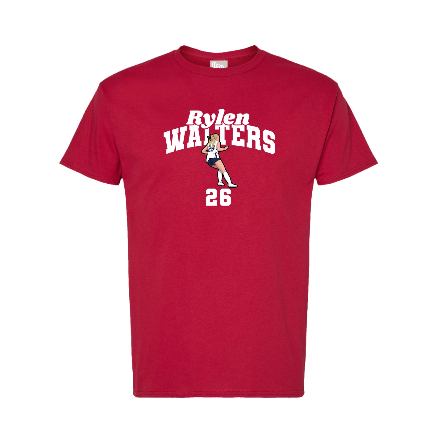 Tee — Signature Arch in Crimson