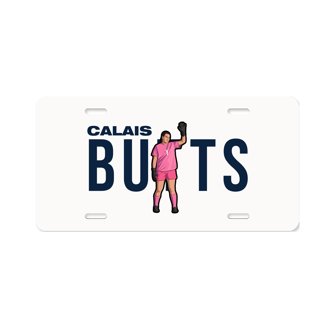 License Plate — Player Name in Classic